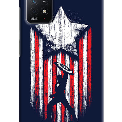 Captain America Marvel Art Redmi Note 11 Pro+ 5G Hard Case Back Cover by Casekaro