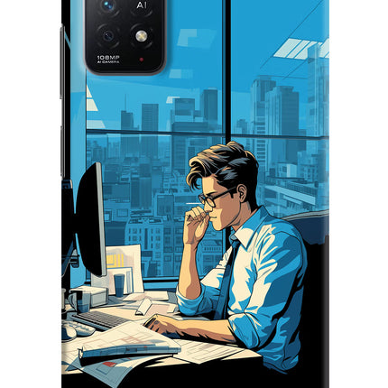 Focused Hustler (AI Generated) Redmi Note 11 Pro+ 5G Hard Case Back Cover by Casekaro