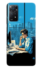 Focused Hustler (AI Generated) Redmi Note 11 Pro+ 5G Hard Case Back Cover by Casekaro