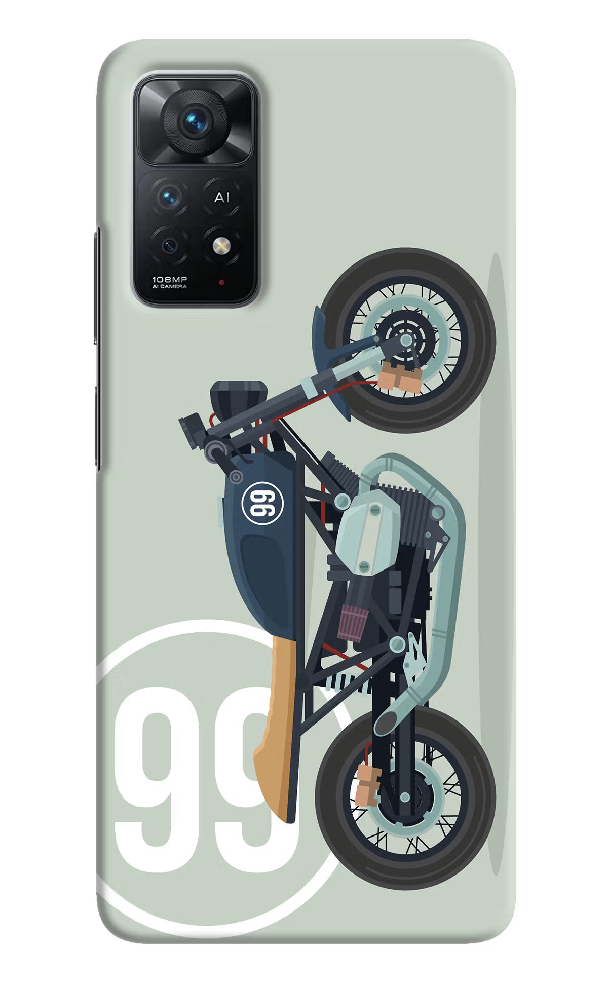 Classic Cafe Racer 99 Redmi Note 11 Pro+ 5G Hard Case Back Cover by Casekaro