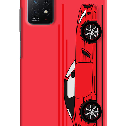 Red Velocity Redmi Note 11 Pro+ 5G Hard Case Back Cover by Casekaro