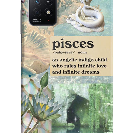 Pisces Zodiac Redmi Note 11 Pro+ 5G Hard Case Back Cover by Casekaro