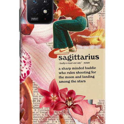 Sagittarius Zodiac Redmi Note 11 Pro+ 5G Hard Case Back Cover by Casekaro