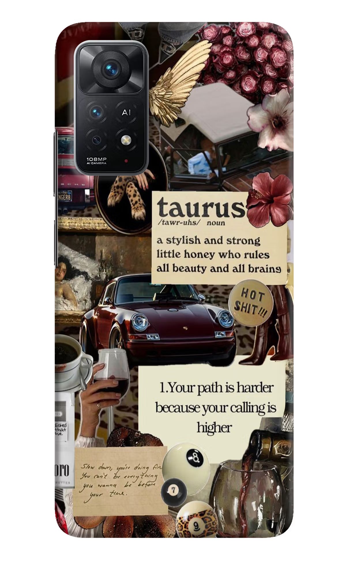 Taurus Zodiac Redmi Note 11 Pro+ 5G Hard Case Back Cover by Casekaro
