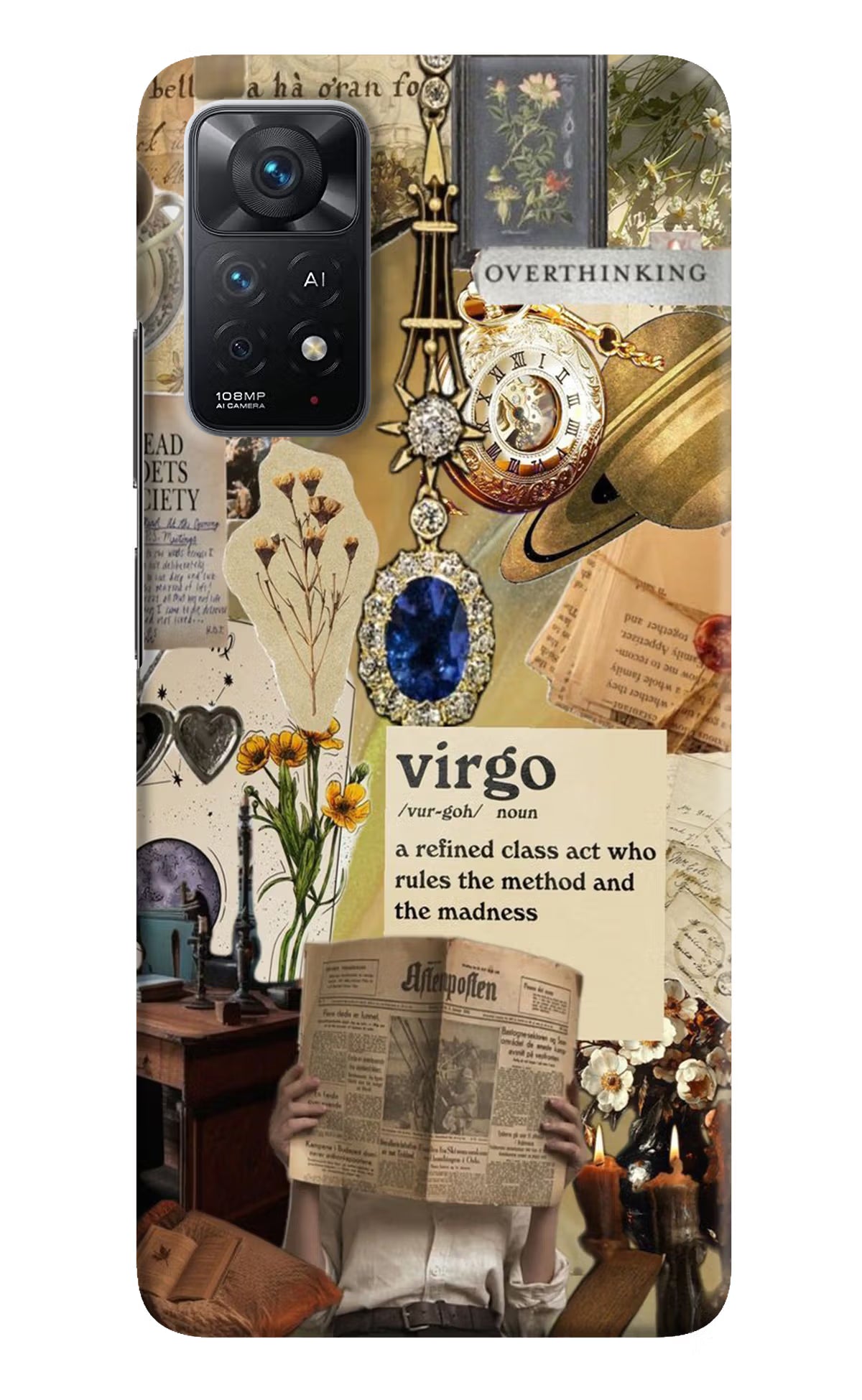 Virgo Zodiac Redmi Note 11 Pro+ 5G Hard Case Back Cover by Casekaro
