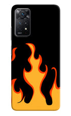 Fired Up – Black Redmi Note 11 Pro+ 5G Hard Case Back Cover by Casekaro