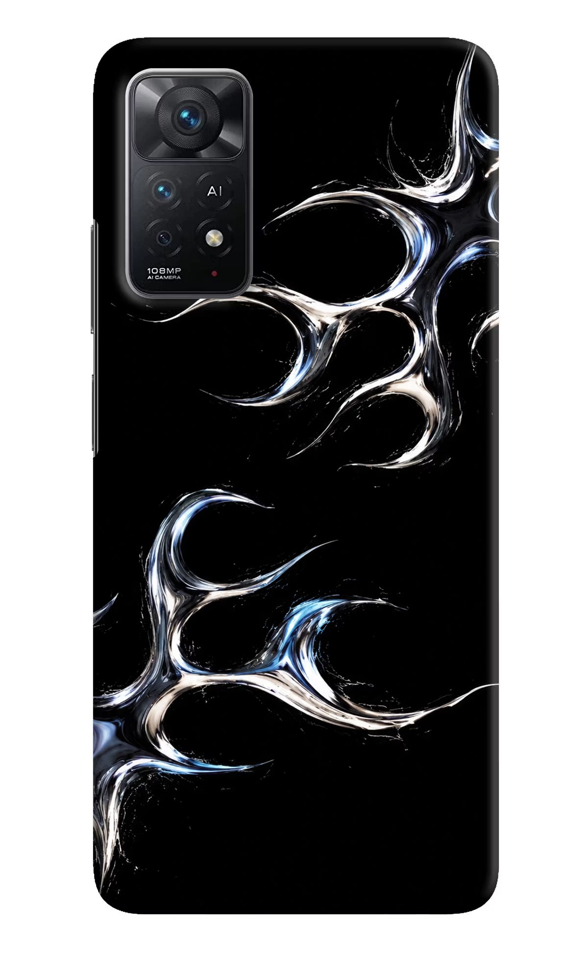 Chrome Tribal Redmi Note 11 Pro+ 5G Hard Case Back Cover by Casekaro