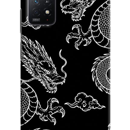 Twin Dragons Redmi Note 11 Pro+ 5G Hard Case Back Cover by Casekaro