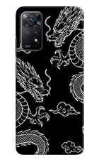 Twin Dragons Redmi Note 11 Pro+ 5G Hard Case Back Cover by Casekaro