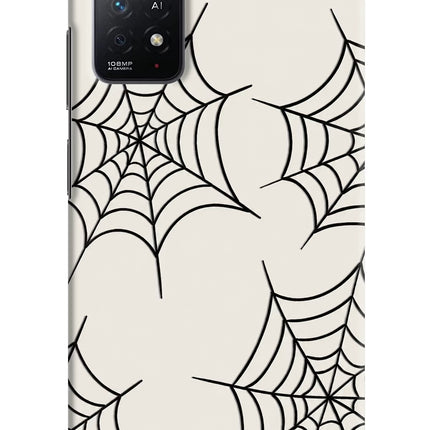Spider Web Redmi Note 11 Pro+ 5G Hard Case Back Cover by Casekaro