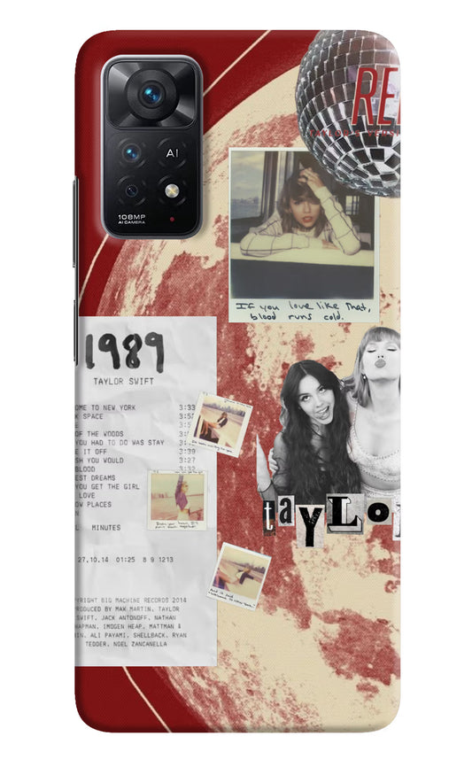 Taylor Swift Redmi Note 11 Pro+ 5G Hard Case Back Cover by Casekaro