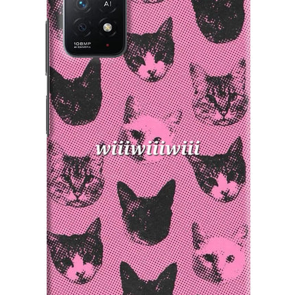 Pink Cats Redmi Note 11 Pro+ 5G Hard Case Back Cover by Casekaro