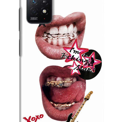 Rockstar Redmi Note 11 Pro+ 5G Hard Case Back Cover by Casekaro