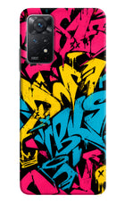 Graffiti Vibe Redmi Note 11 Pro+ 5G Hard Case Back Cover by Casekaro