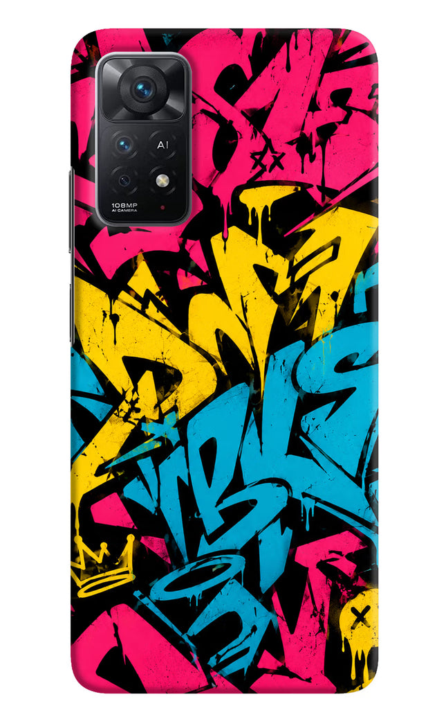 Graffiti Vibe Redmi Note 11 Pro+ 5G Hard Case Back Cover by Casekaro