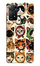 Cool Cat Redmi Note 11 Pro+ 5G Hard Case Back Cover by Casekaro