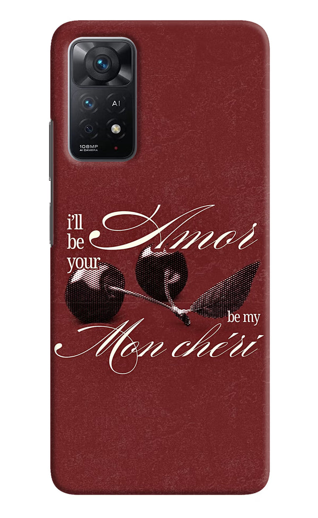 Velvet Cherry Redmi Note 11 Pro+ 5G Hard Case Back Cover by Casekaro