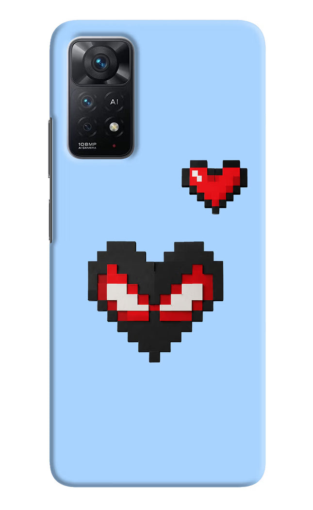 Peter Heart Redmi Note 11 Pro+ 5G Hard Case Back Cover by Casekaro