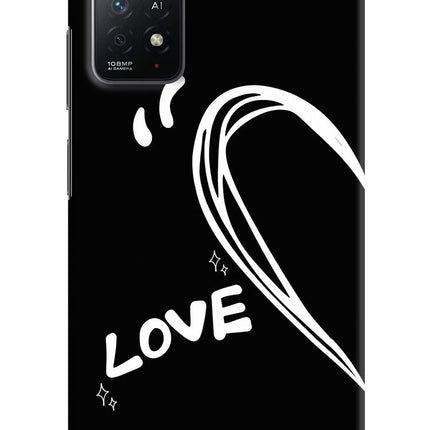 Love Line Redmi Note 11 Pro+ 5G Hard Case Back Cover by Casekaro