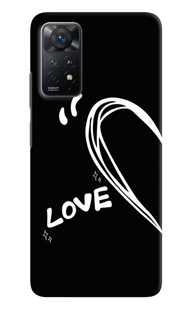 Love Line Redmi Note 11 Pro+ 5G Hard Case Back Cover by Casekaro
