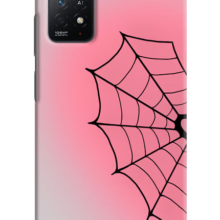 Pink Web Redmi Note 11 Pro+ 5G Hard Case Back Cover by Casekaro