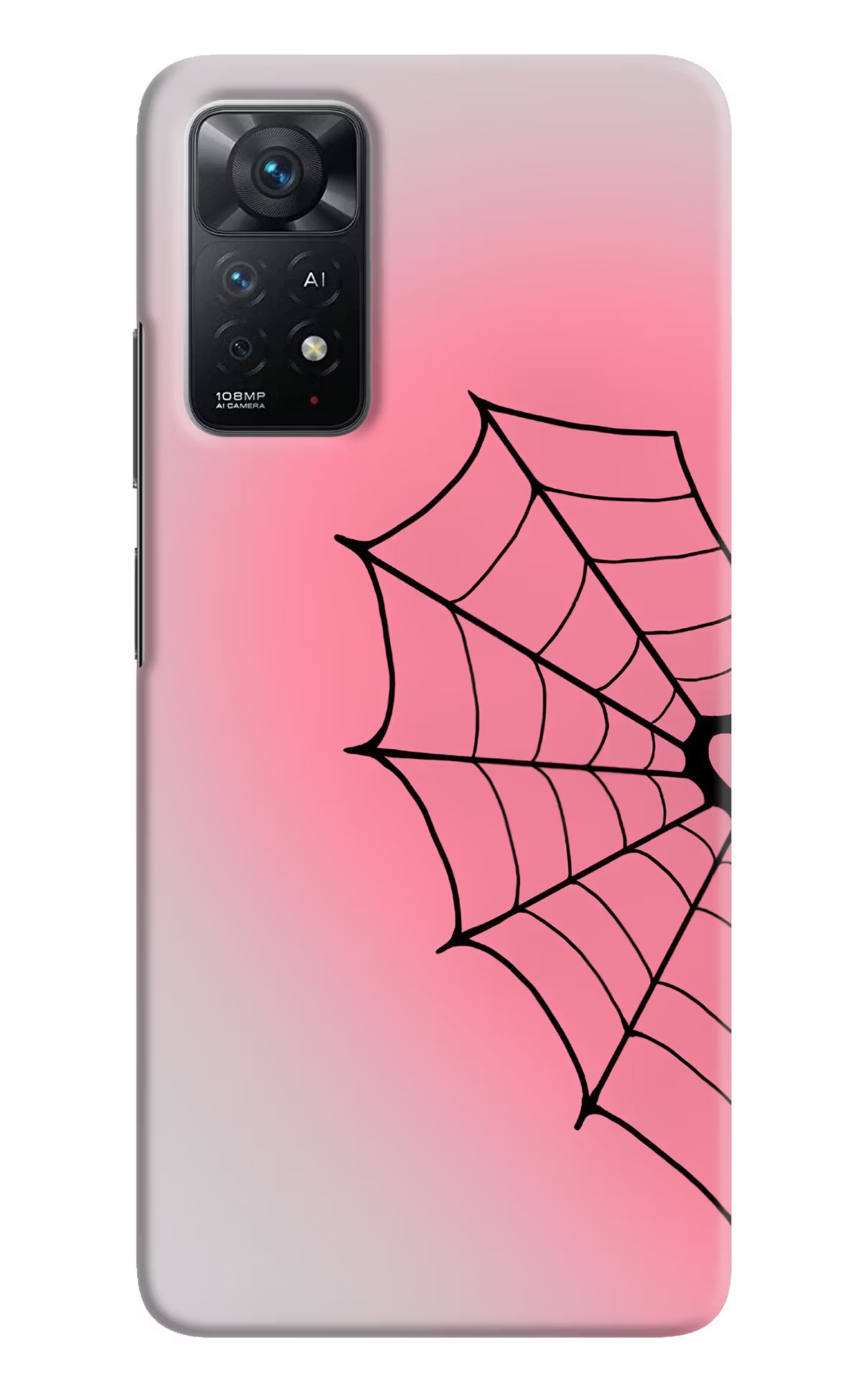 Pink Web Redmi Note 11 Pro+ 5G Back Cover