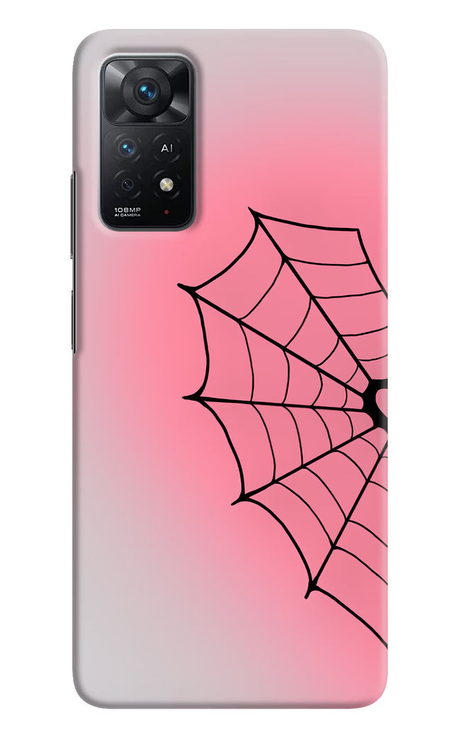 Pink Web Redmi Note 11 Pro+ 5G Hard Case Back Cover by Casekaro