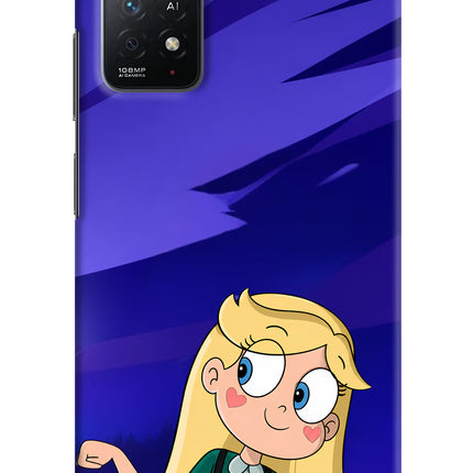 Star Glow Redmi Note 11 Pro+ 5G Hard Case Back Cover by Casekaro