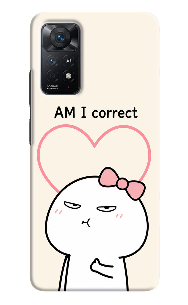 Always Right Redmi Note 11 Pro+ 5G Hard Case Back Cover by Casekaro
