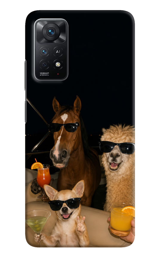 Party Squad Redmi Note 11 Pro+ 5G Hard Case Back Cover by Casekaro