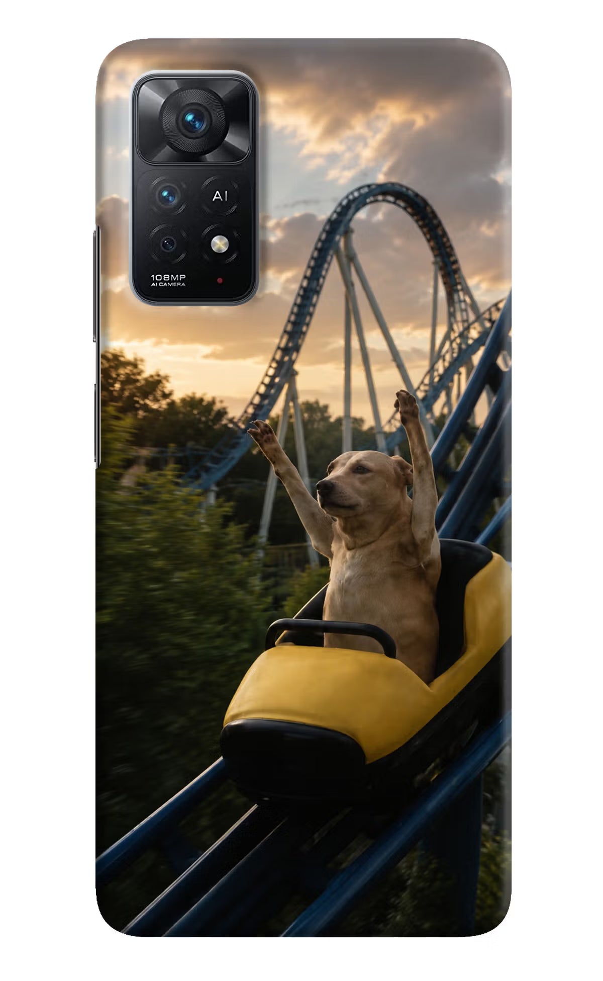 Rollercoaster Dog Redmi Note 11 Pro+ 5G Back Cover
