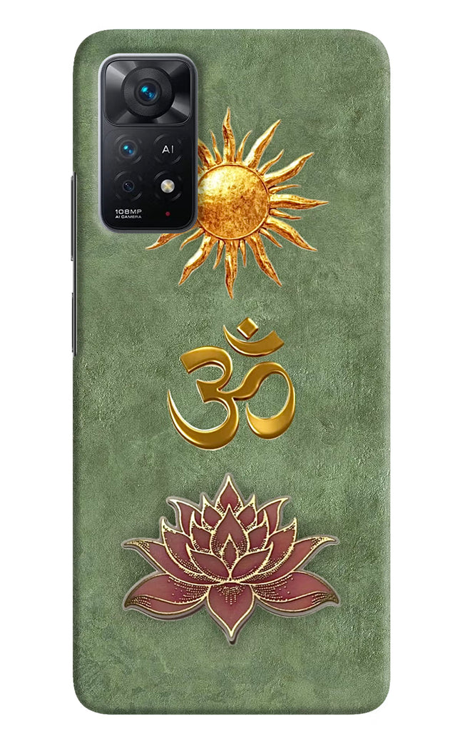 Om & Lotus Redmi Note 11 Pro+ 5G Back Cover