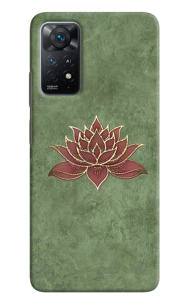 Lotus Grace Redmi Note 11 Pro+ 5G Hard Case Back Cover by Casekaro