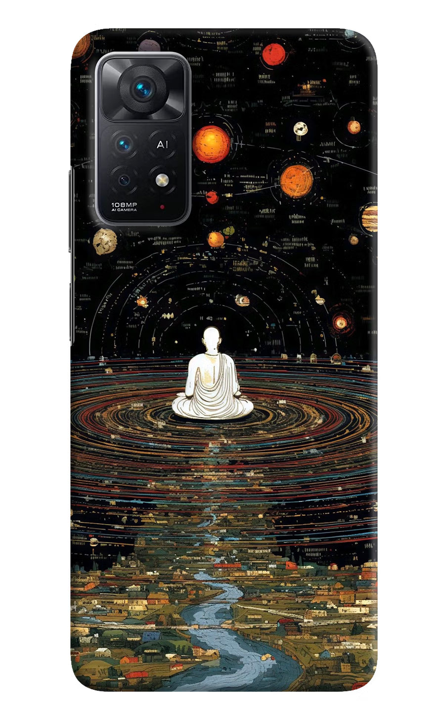 Space Monk Redmi Note 11 Pro+ 5G Back Cover, Hard case