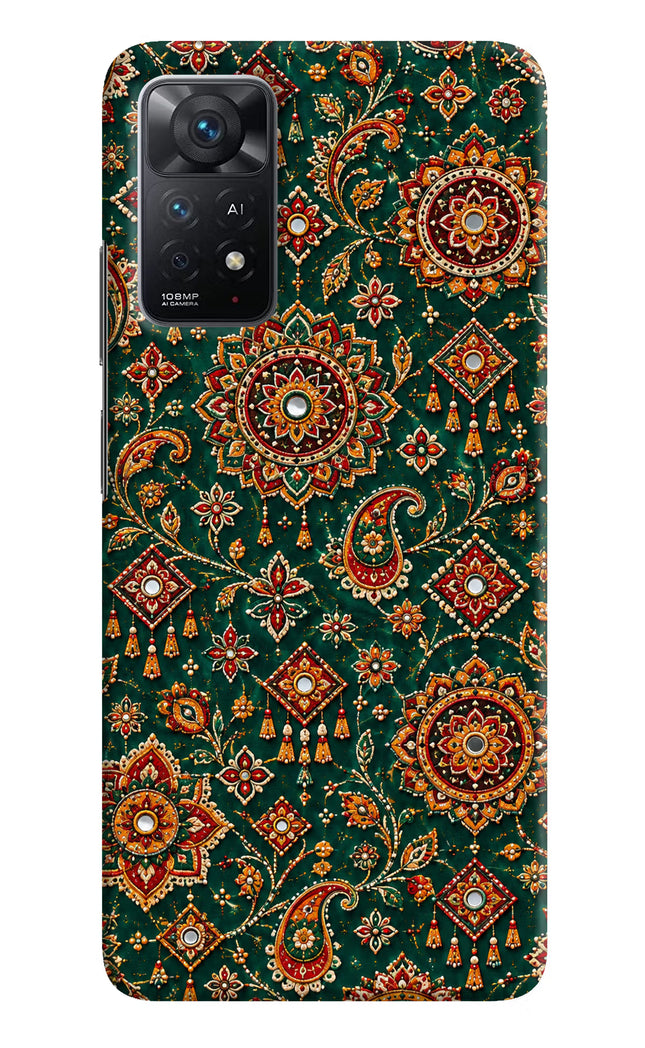 Green Pataka Redmi Note 11 Pro+ 5G Hard Case Back Cover by Casekaro