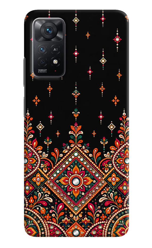 Noir Mehfil Redmi Note 11 Pro+ 5G Hard Case Back Cover by Casekaro