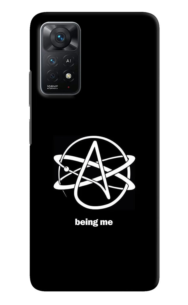 Atheist Symbol Redmi Note 11 Pro+ 5G Hard Case Back Cover by Casekaro