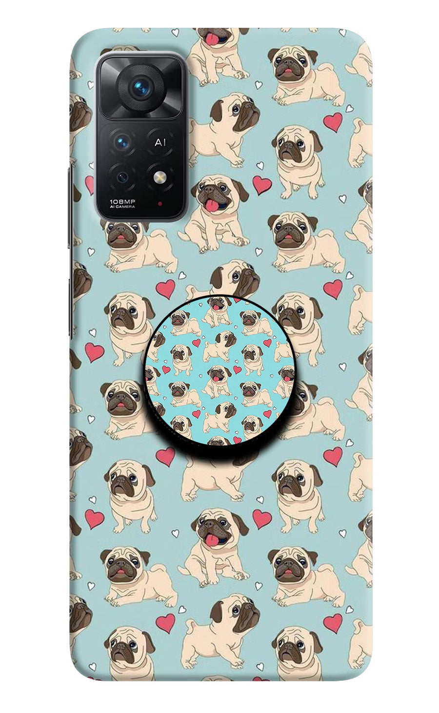 Pug Dog Redmi Note 11 Pro+ 5G Pop Case, Hard case
