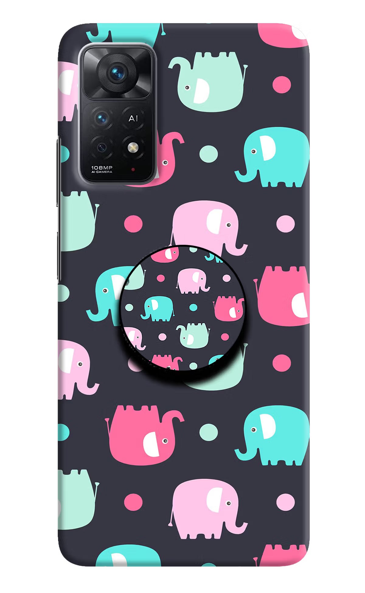 Baby Elephants Redmi Note 11 Pro+ 5G Pop Case by Casekaro