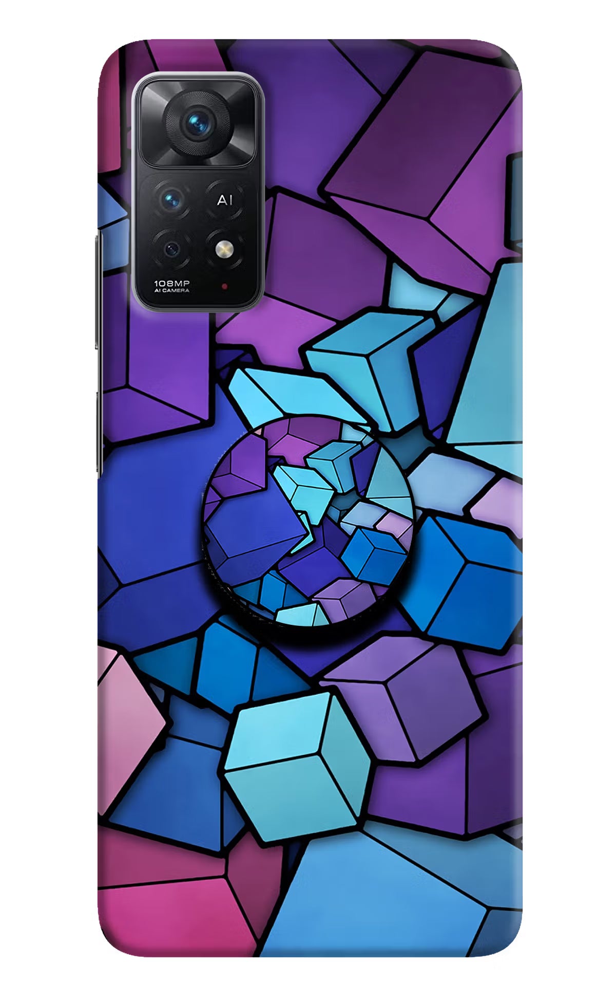 Cubic Abstract Redmi Note 11 Pro+ 5G Pop Case by Casekaro