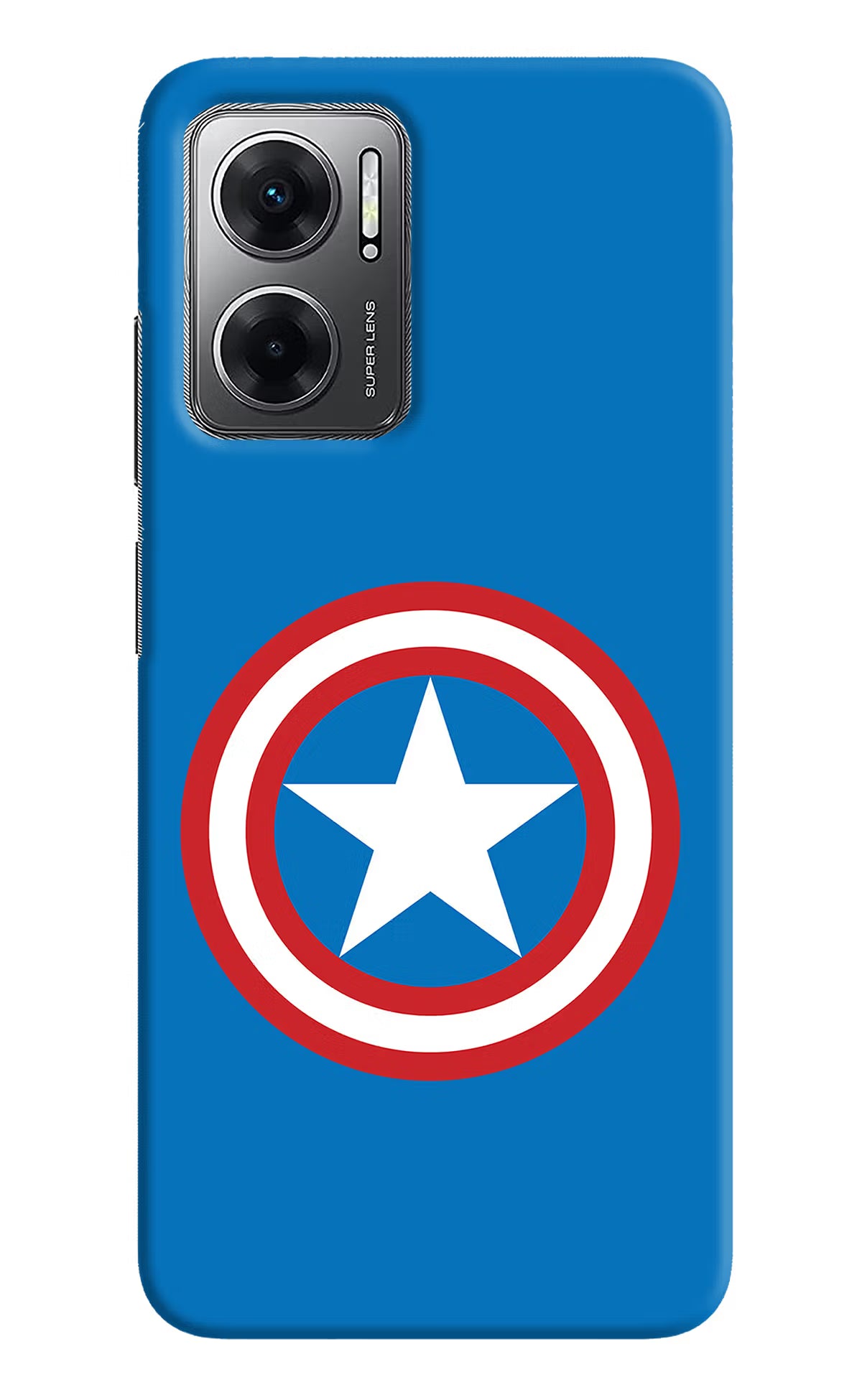 Captain America Logo Redmi 11 Prime 5G Hard Case Back Cover by Casekaro