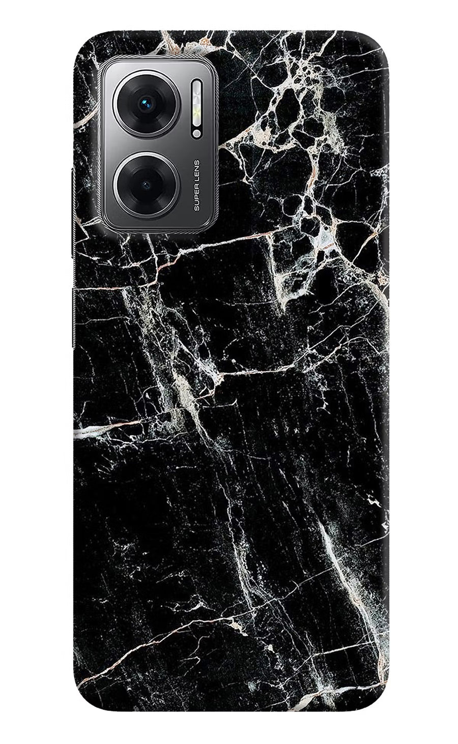 Black Marble Texture Redmi 11 Prime 5G Back Cover, Hard case