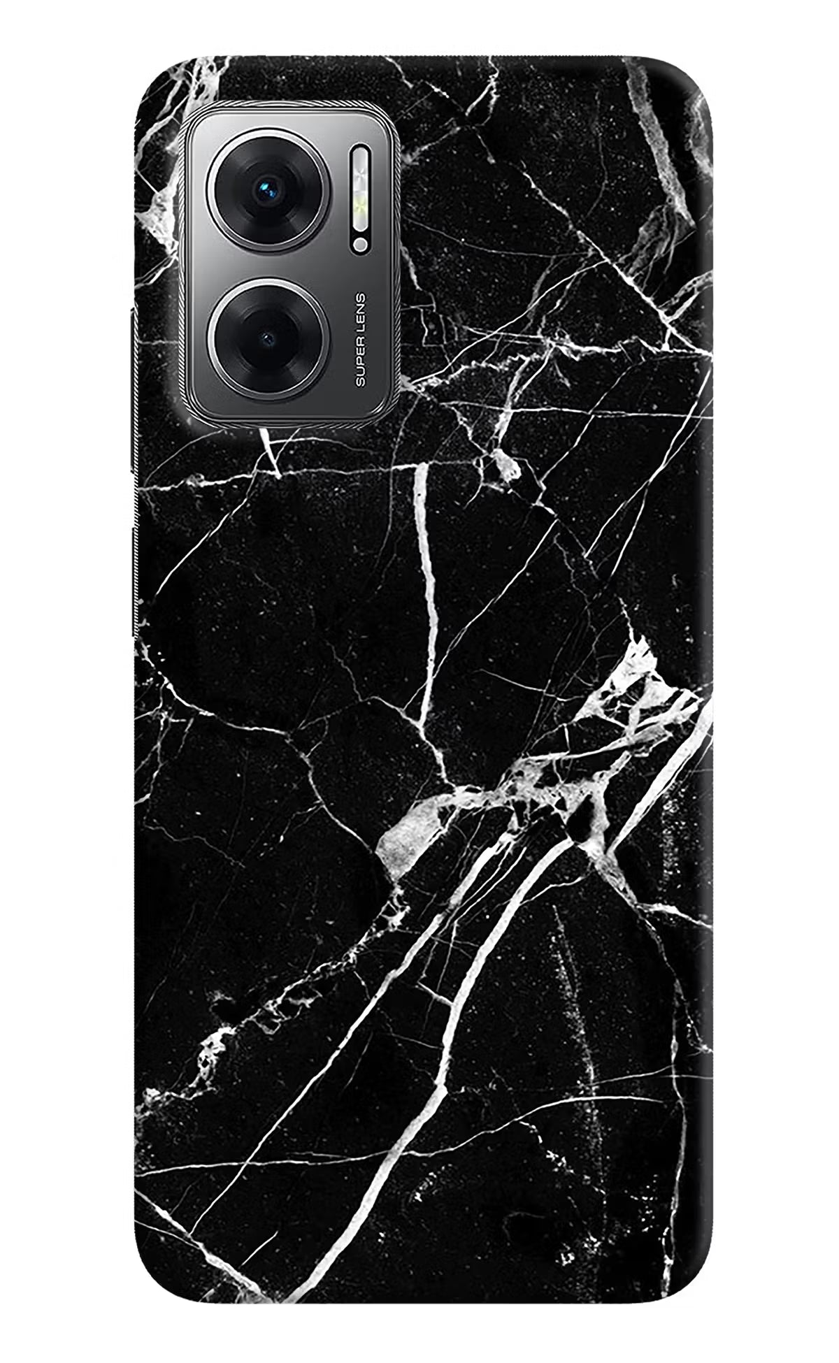 Black Marble Pattern Redmi 11 Prime 5G Hard Case Back Cover by Casekaro