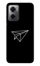 Paper Plane White Redmi 11 Prime 5G Hard Case Back Cover by Casekaro