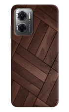 Wooden Texture Design Redmi 11 Prime 5G Hard Case Back Cover by Casekaro