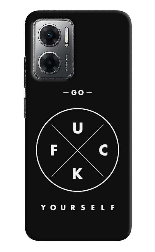 Go Fuck Yourself Redmi 11 Prime 5G Hard Case Back Cover by Casekaro