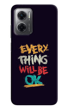 Everything Will Be Ok Redmi 11 Prime 5G Hard Case Back Cover by Casekaro