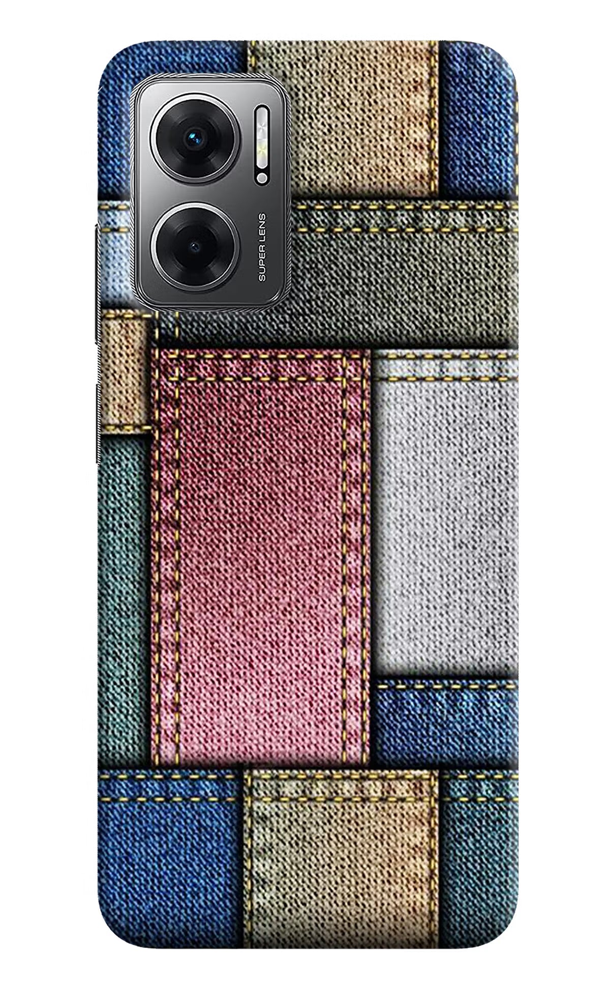 Multicolor Jeans Redmi 11 Prime 5G Hard Case Back Cover by Casekaro