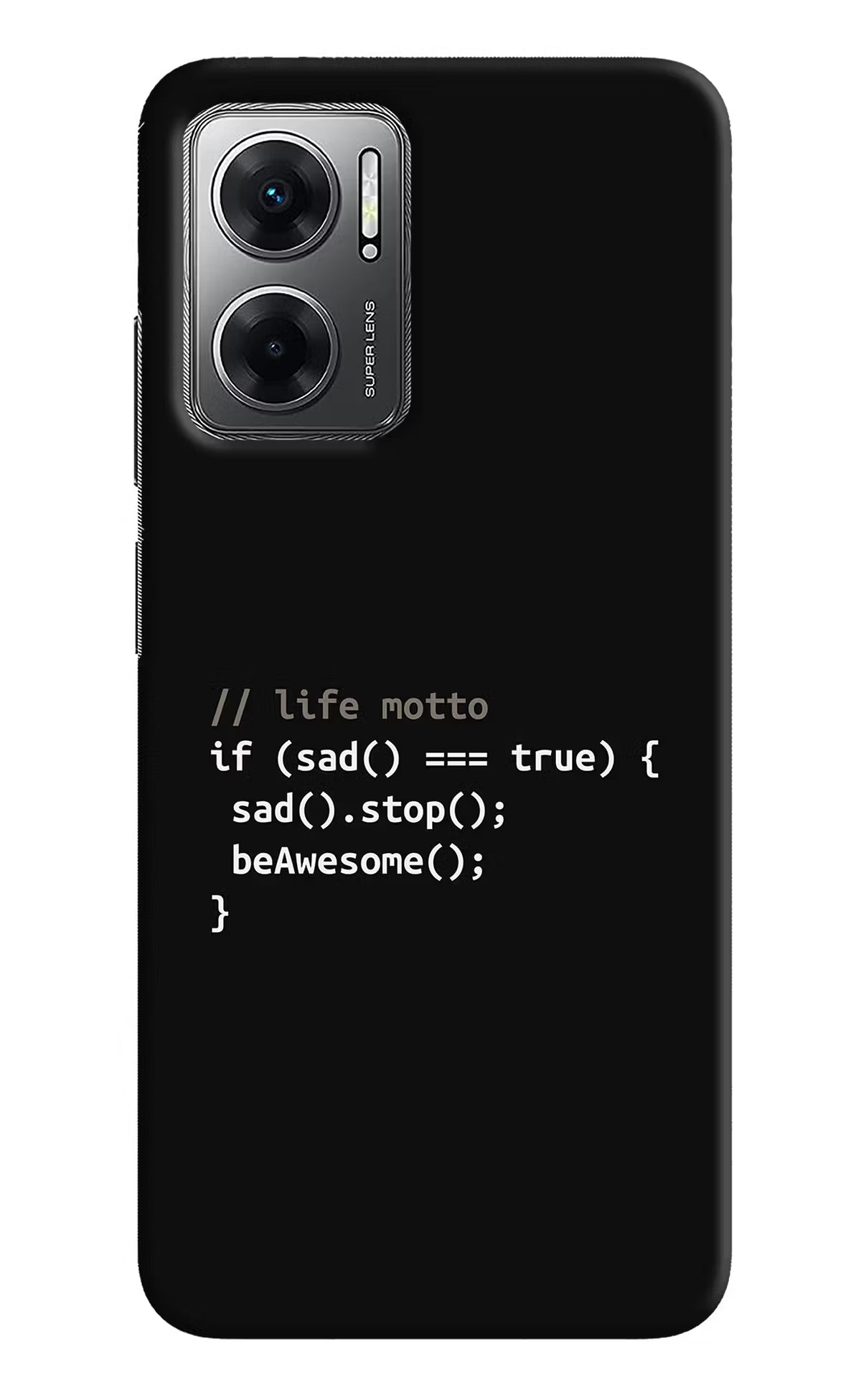 Life Motto Code Redmi 11 Prime 5G Hard Case Back Cover by Casekaro