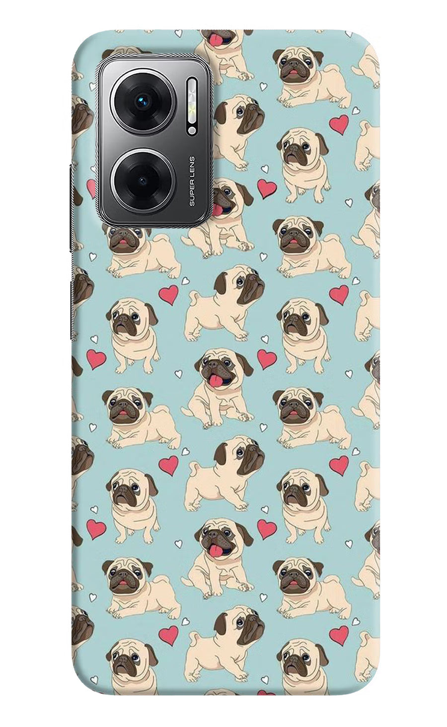 Pug Dog Redmi 11 Prime 5G Back Cover, Hard case
